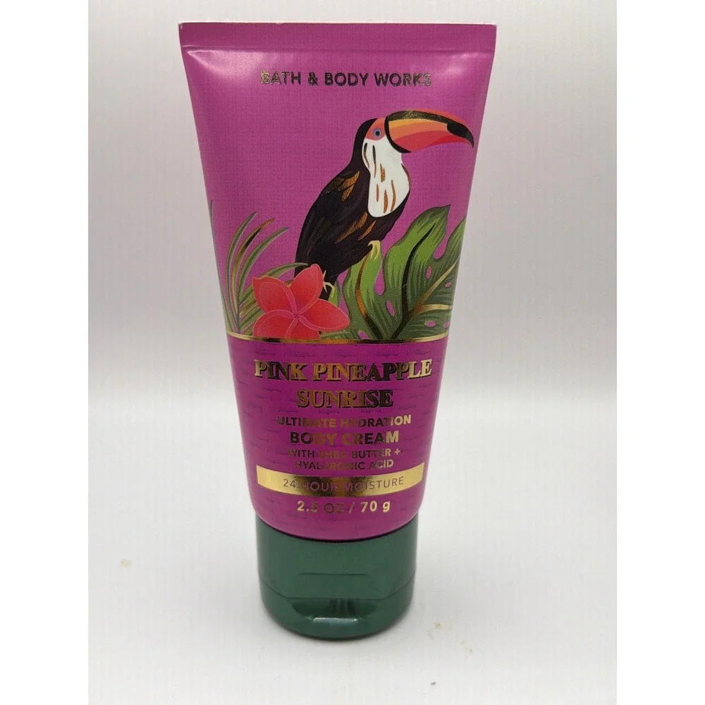 Bath & Body Works Body Cream Womens 2.5oz Pink Pineapple Sunrise Hydration